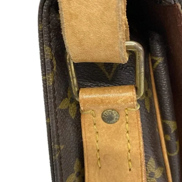Authentic Louis Vuitton cartouchiere GM monogram crossbody